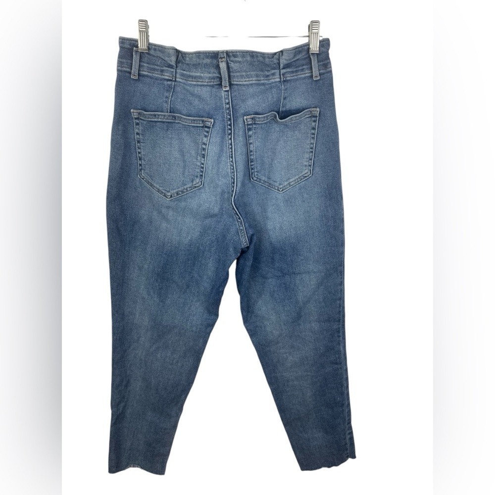 Hollister Ultra High-Rise Mom Jean Vintage Stretch Blue Denim Jeans 5R Women’s - Picture 2 of 11